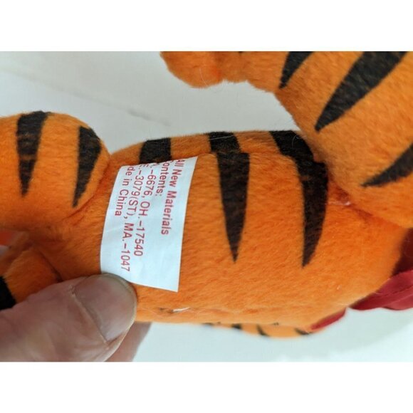 Vintage Kellogg's Frosted Flakes Tony the tiger 8" plush stuffed animal toy 1997 - Picture 8 of 8